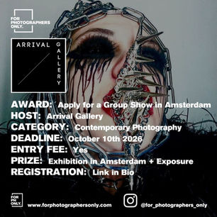Arrival Gallery - Amsterdam, Netherlands Open Call