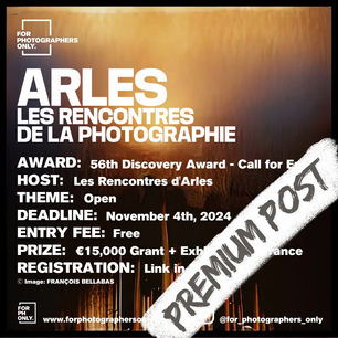 Les Rencontres d'Arles - Discovery Award 2025