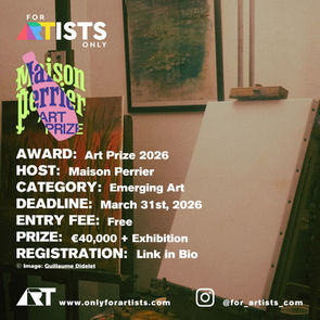 Maison Perrier Art Prize 2026