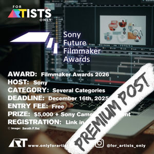 Sony - Filmmaker Awards 2026