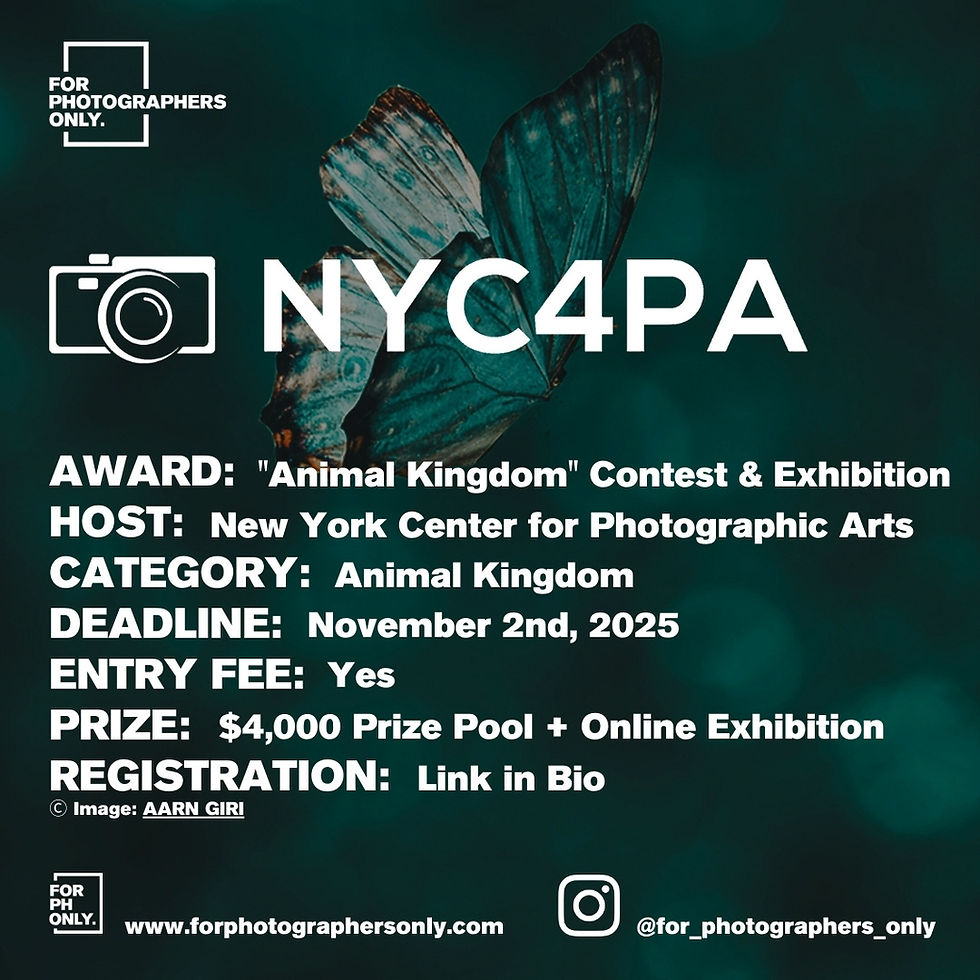 NYC4PA - "Animal Kingdom" International Juried Photography Call for Entry