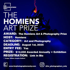 The Homiens Art Prize - Call for Art & Photography