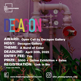 Decagon Gallery - "A Burst of Color" Open Call
