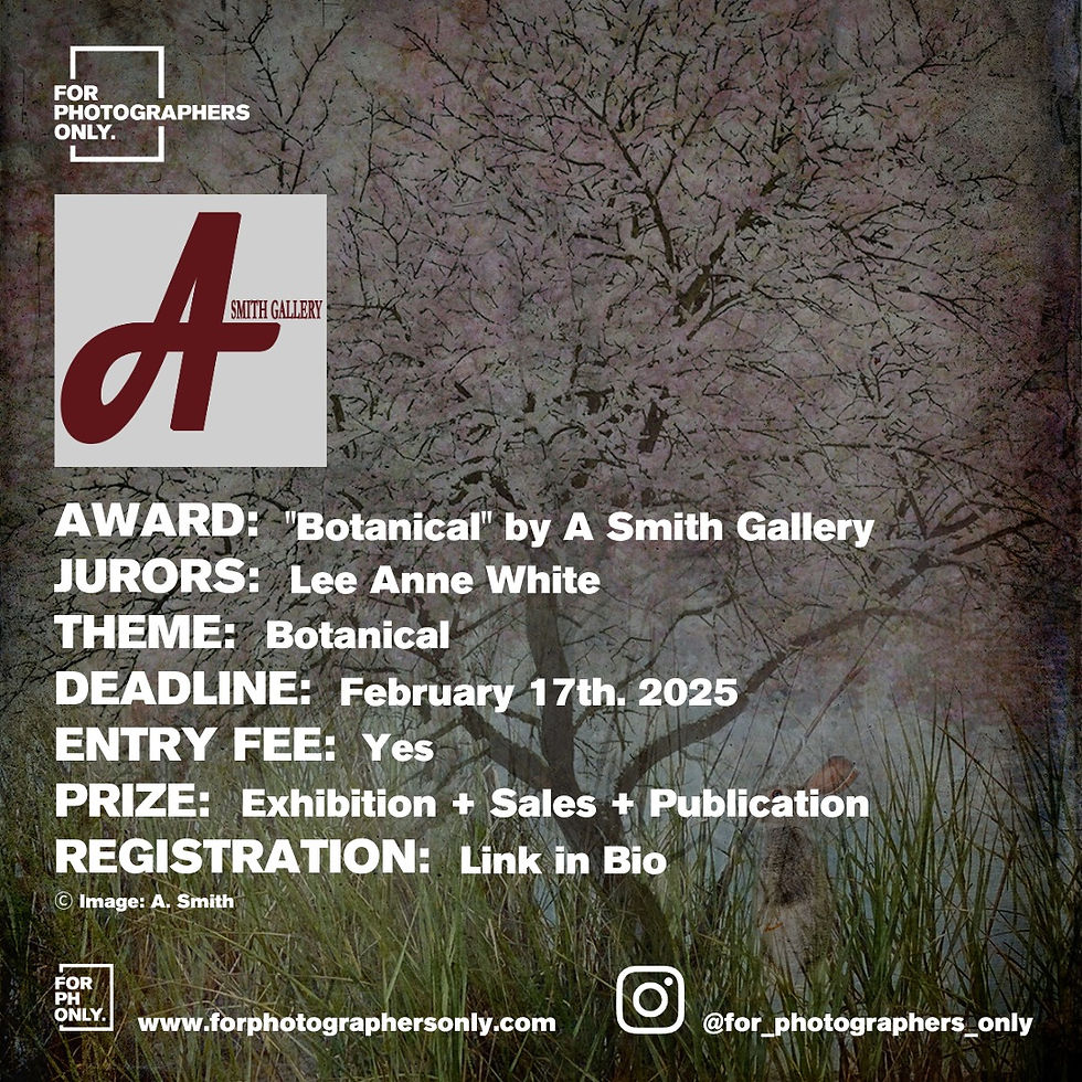 A Smith Gallery - “Botanical” Photo Contest and Exhibition