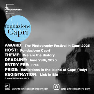 Capri Foundation - Capri Photography Festival 2025