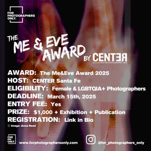 Center Santa Fe Photography - ME&EVE AWARD 2025