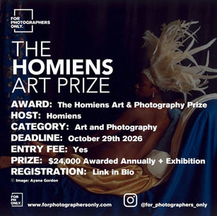 The Homiens Art and Photography Prize 2026