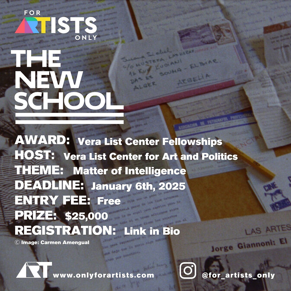 The New School - Vera List Center Fellowships