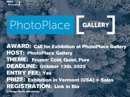Photo Place Gallery - "Frozen: Cold, Quiet, Pure" Call for Entries
