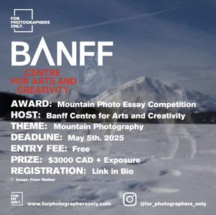 Banff - Mountain Photo Essay Competition