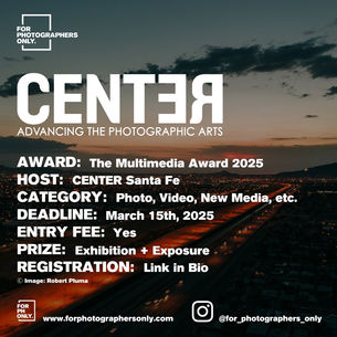 Center Santa Fe Photography - Multimedia Award 2025