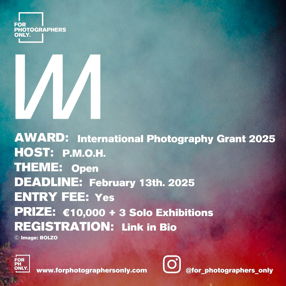 PhMuseum - International Photography Grant 2025