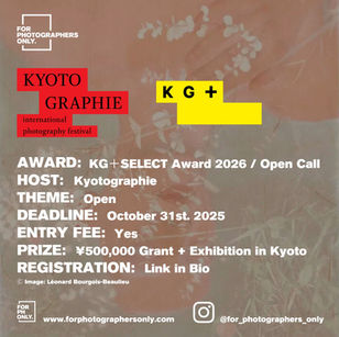 KG+ SELECT Award 2026 – Call for Entries