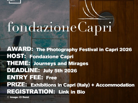 Capri Foundation - "Journeys and Mirages" Photography Festival
