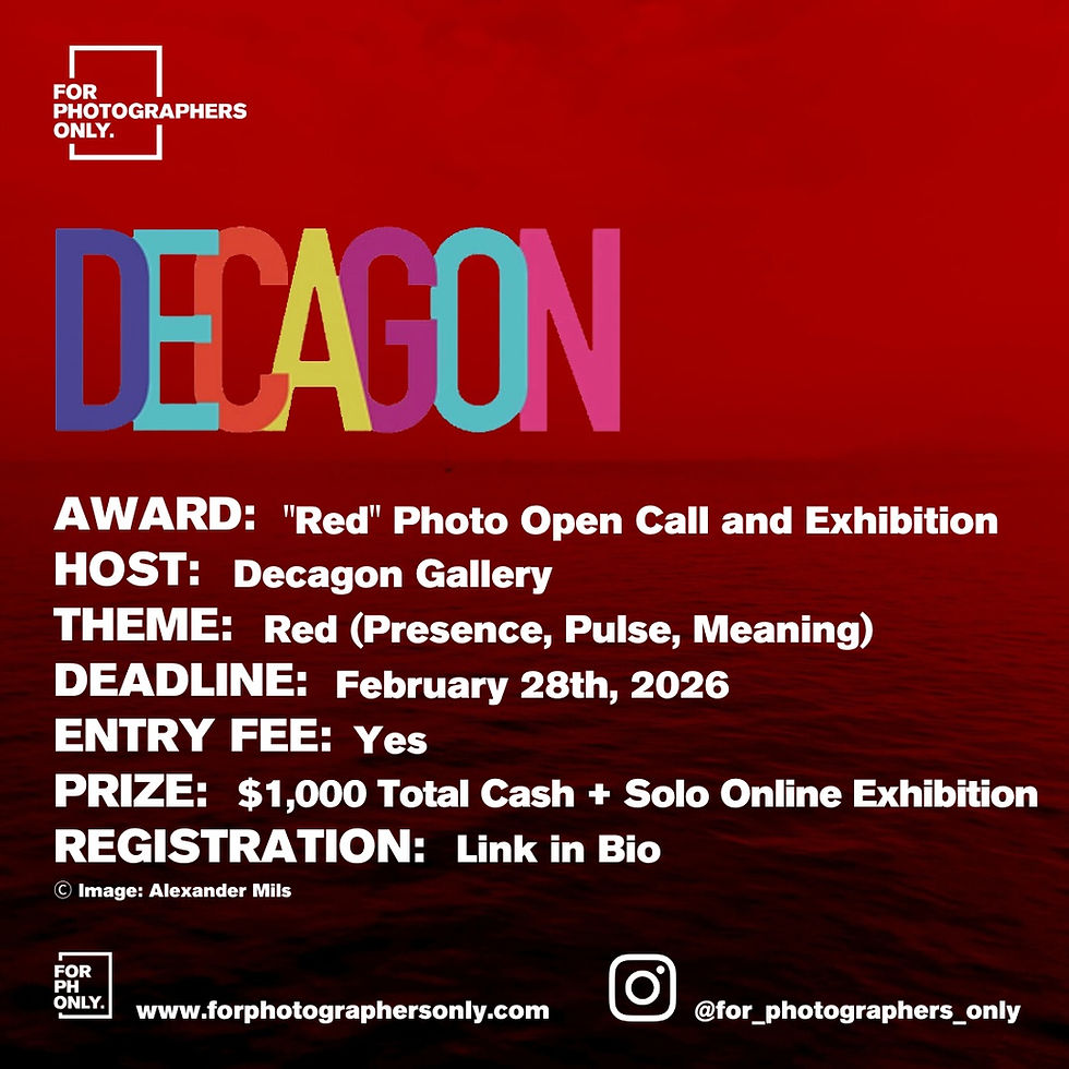Decagon Gallery - "Red" International Photography Exhibition