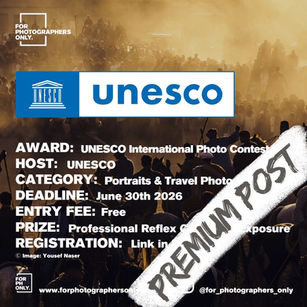 Unesco - International Photo Contest 2026