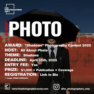 All About Photo - "Shadows" Photography Contest 2025