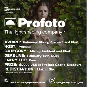 Profoto - "Mixing Ambient and Flash" February Open Call