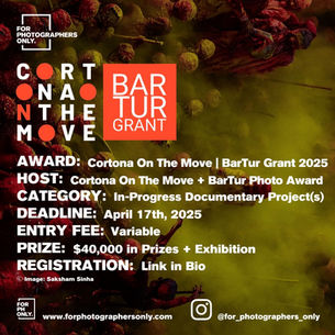 Bartur Photo Award - Cortona On The Move | BarTur Grant