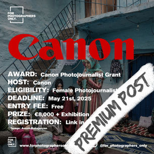 Canon - Female Photojournalist Grant