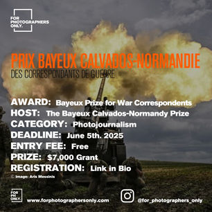 Prix Bayeux for War Correspondents 2025