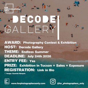 Decode Gallery - "Endless Summer" Photography Contest