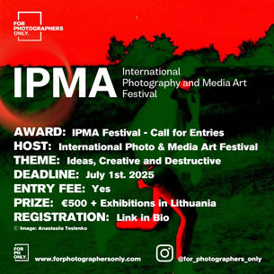 International Photography and Media Art Festival - Call for Entries