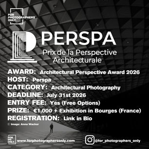 PERSPA - Prix de la Perspective Architecturale Open Call 2026