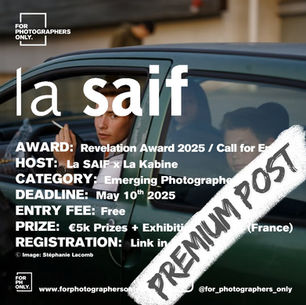 La SAIF x La Kabine - Revelation Award 2025