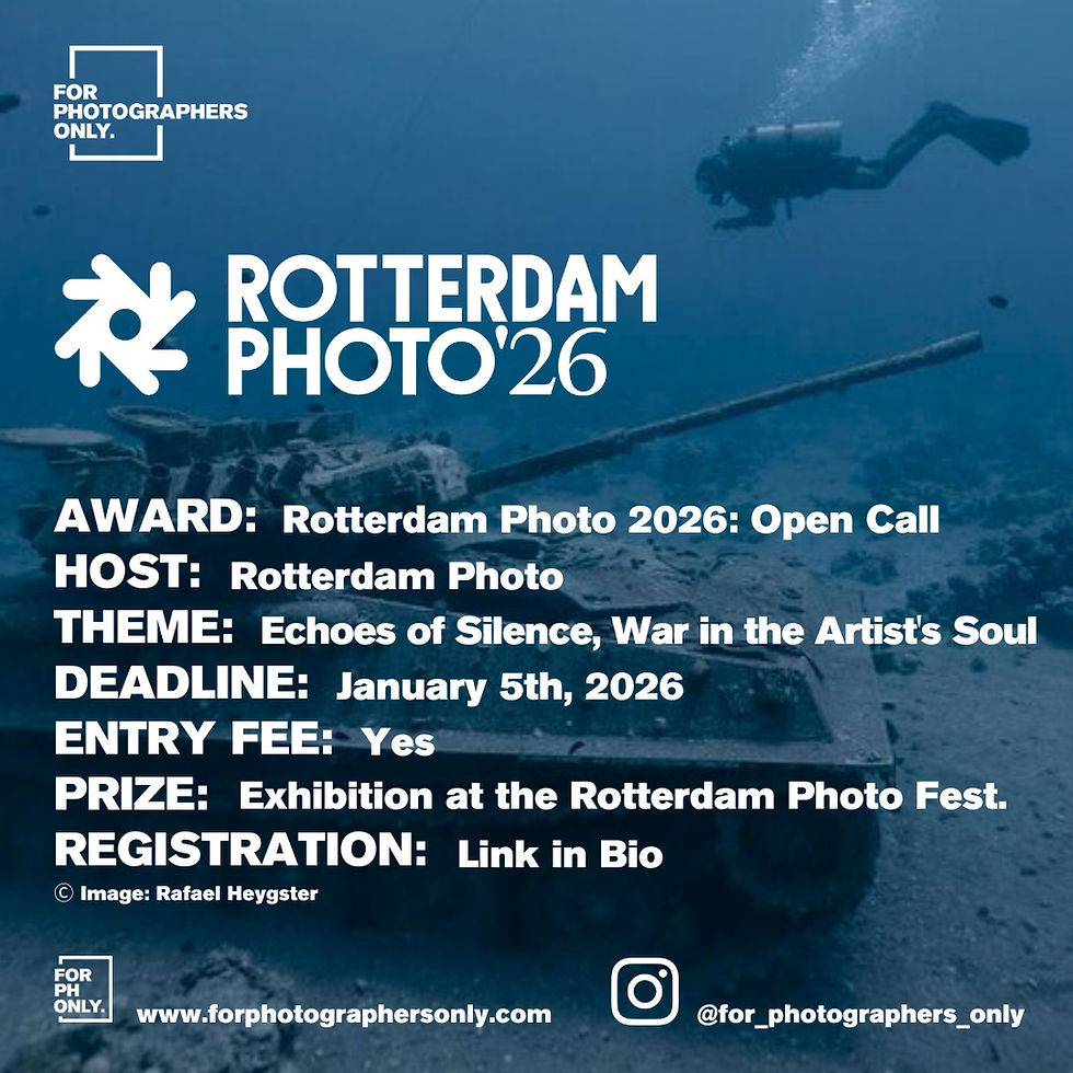 Rotterdam Photo 2026: Echoes of Silence – War in the Artist's Soul