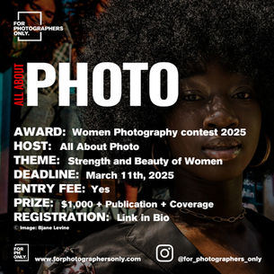All About Photo - Women Photography Contest 2025