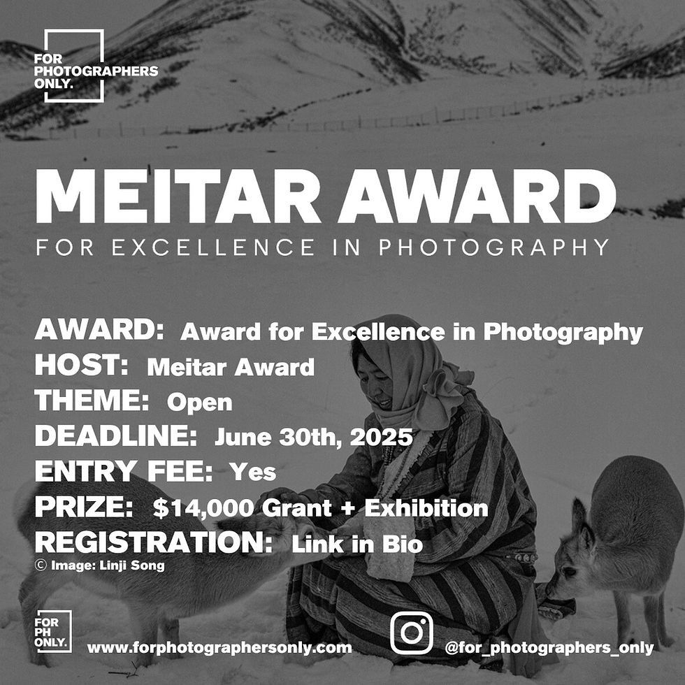 The Meitar Award for Excellence in Photography 2025