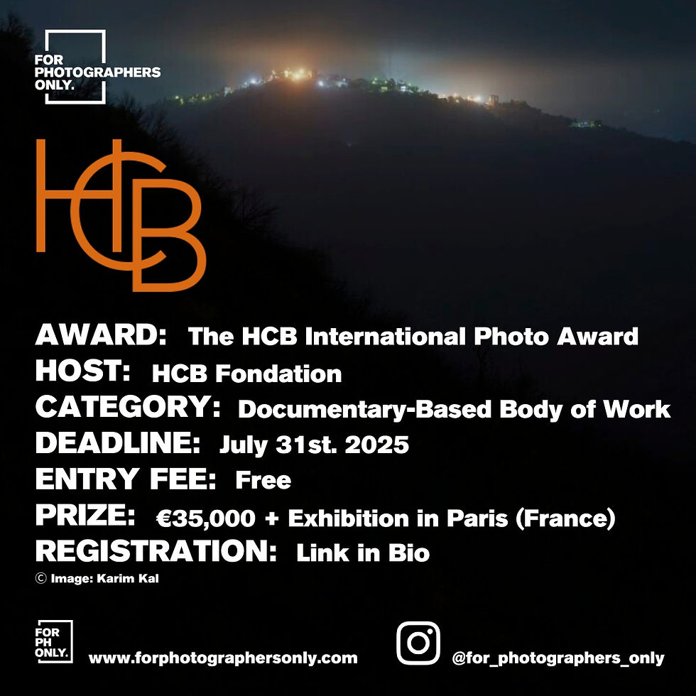 The HCB International Photo Award