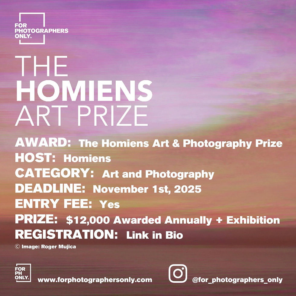 The Homiens Art Prize - Call for Art & Photography