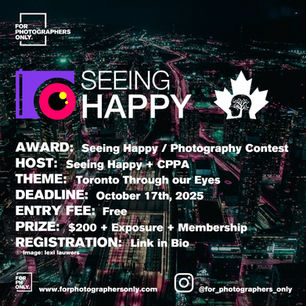 Seeing Happy - "Toronto Through our Eyes" Photography Contest