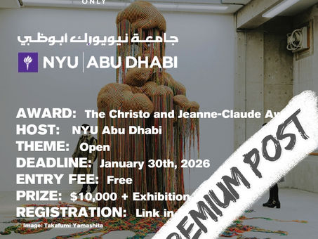 NYU Abu Dhabi - The Christo and Jeanne-Claude Award