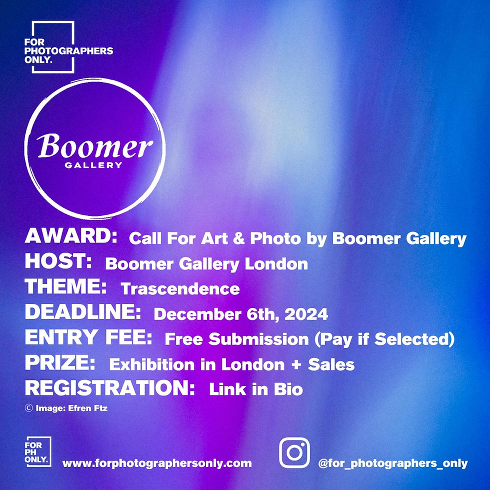 The Boomer Gallery - "Transcendence" Open Call for Artists