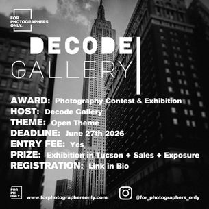 Decode Gallery - Collection 2026: Call for Exhibition