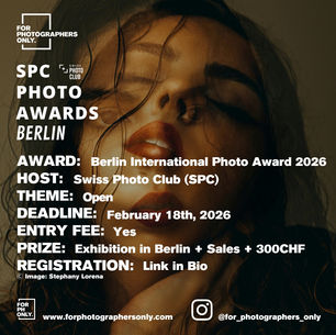 Swiss Photo Club - Berlin International Photo Awards 2026