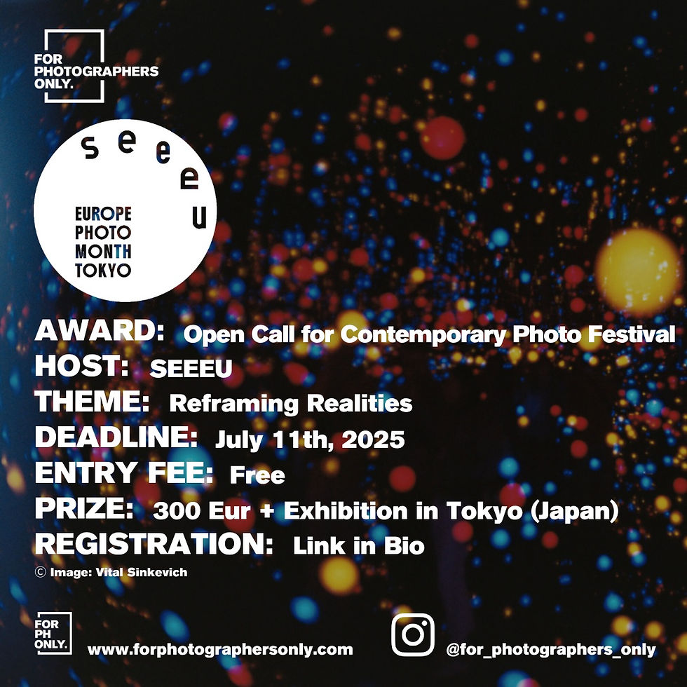 SEEEU - Open Call for Contemporary Photography Festival