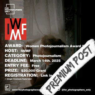 Women Photojournalism Award 2025
