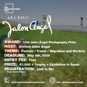 Jalón Ángel Photography Prize 2026 - Call for Entries