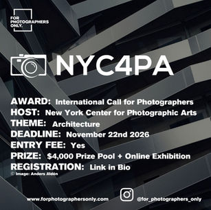 NYC4PA - "Architecture" International Juried Photography Call for Entry
