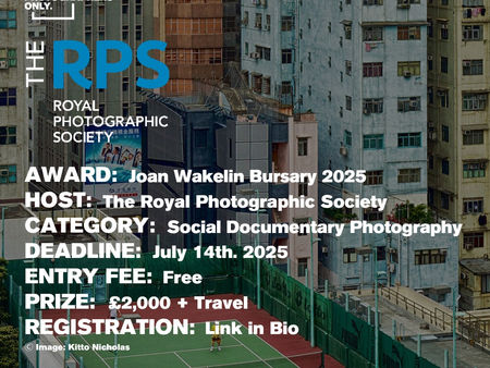 The Royal Photographic Society - Joan Wakelin Bursary