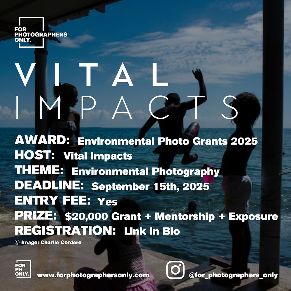 Vital Impacts - Environmental Photography Grants and Mentorships