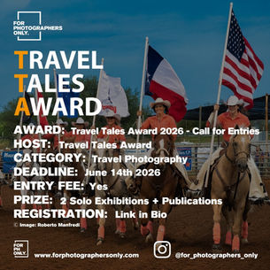 Travel Tales Award 2026 - Call for Entries