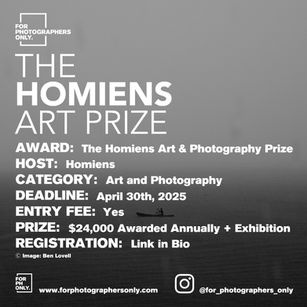 The Homiens Art Prize - Call for Art & Photography