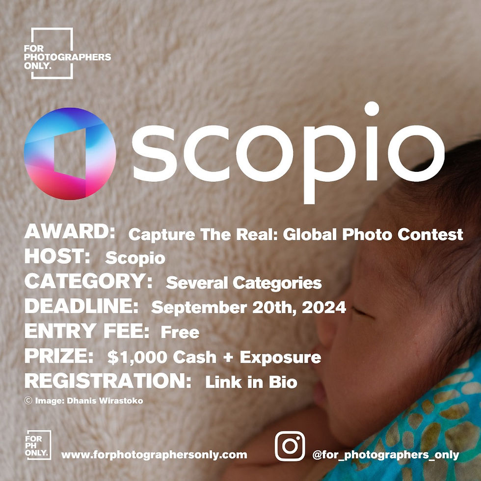 Scopio / Capture The Real: Global Photography Contest