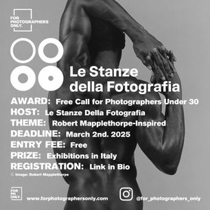 Le Stanze della Fotografia Foundation - Open Call 2025