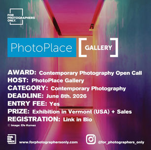 PhotoPlace Gallery - A Celebration of Contemporary Photography: Call for Entries